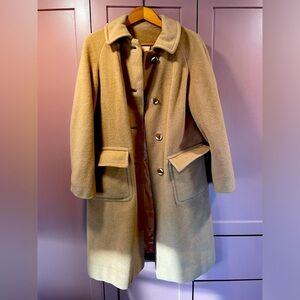 Vintage camel pea coat